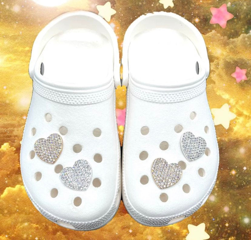 Silver and Gold Bling Crocs 