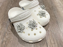 Load image into Gallery viewer, High Quality Polka Dots Flower Charm Set. Croc Accessories for Girls and Adult Women
