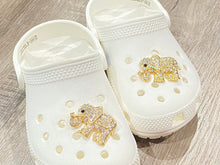 Load image into Gallery viewer, Shoe Charms Cute Elephant Gold &amp; Silver Rhinestone for Shoes, Charms for your Crocs,
