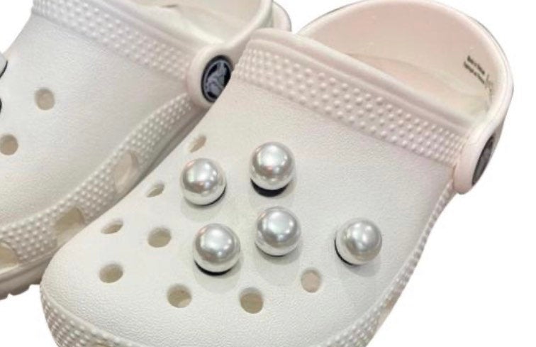 Crocs Charms Special Pearl Charms with Gold Chain Shoe Decoration / Ch –  shop.ylfaith