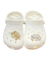 Load image into Gallery viewer, Shoe Charms Cute Elephant Gold &amp; Silver Rhinestone for Shoes, Charms for your Crocs,
