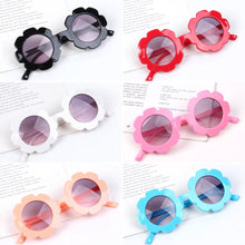 Load image into Gallery viewer, Flower Sunglasses for Kids and Toddlers, Eyewear for Babies, Child Sunglasses.
