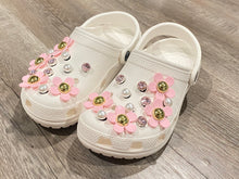 Load image into Gallery viewer, Crocs Charm PINK Daisy Floral / Pearl / Diamond (12pcs / 24pcs) Shoe Decoration Accessories for Girls and Adult Women
