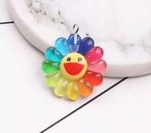 Load image into Gallery viewer, Croc Charms Bling Bee and Rainbow Sunshine Charms Set.
