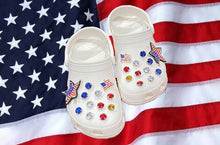 Load image into Gallery viewer, Crocs USA National Holiday Charms Set. Shoe Decoration for your Crocs, Croc Accessories for Girls and Adult Women
