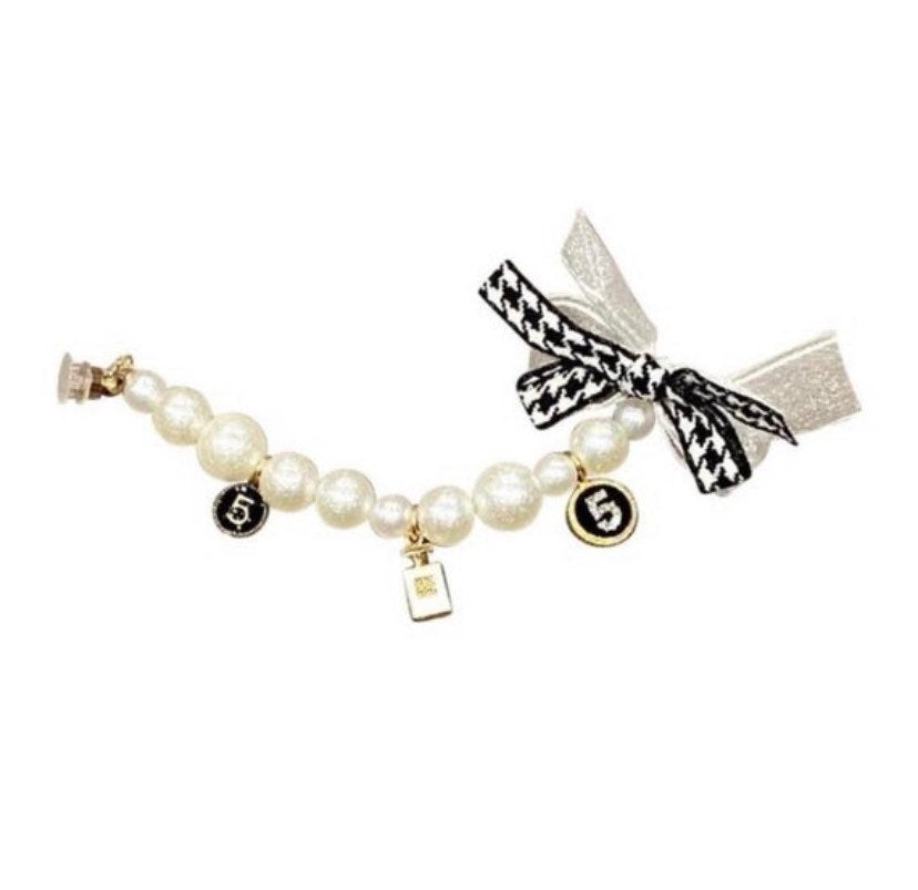 Crocs Pearl Bowknot Chains with Chanel Charms Set in 2023