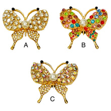 Load image into Gallery viewer, Croc Charms Luxury Rhinestone Pearl Butterfly for Shoes, Charms for your Crocs, Croc Accessories for Girls and Adult Women
