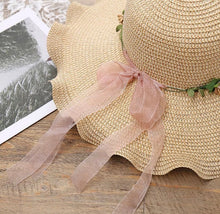 Load image into Gallery viewer, Fedora Summer Beach Hat for women
