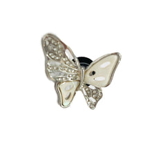 Load image into Gallery viewer, Shoe Charms ( 8pcs ) Elegance Butterfly Gold &amp; Silver Rhinestone for your Crocs, Croc Accessories for Girls and Adult Women
