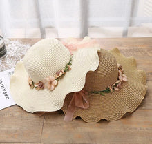 Load image into Gallery viewer, Fedora Summer Beach Hat for women
