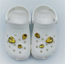 Load image into Gallery viewer, Crocs Luxury Charms (6 pcs) Gold and Silver Set. Suitable Crocs or Similar Shoe for adult and children and baby.
