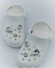 Load image into Gallery viewer, Crocs Luxury Charms (6 pcs) Gold and Silver Set. Suitable Crocs or Similar Shoe for adult and children and baby.
